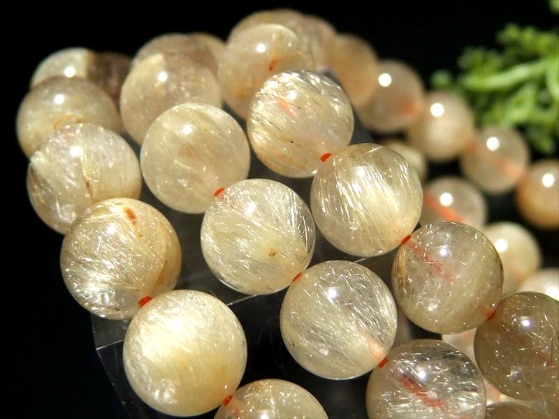 ルチルクォーツブレスレット　ヴィーナスヘアルチル